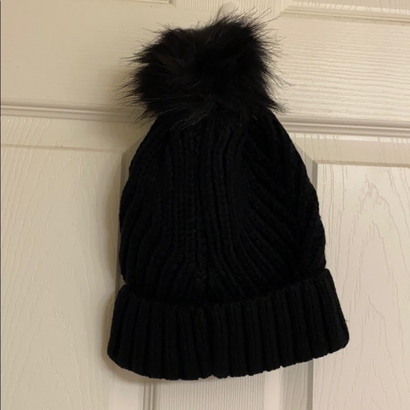 torrid Accessories - NEW torrid Black Rib Pom Pom Soft Winter Hat Acrylic Polyester One Size Fit Most
